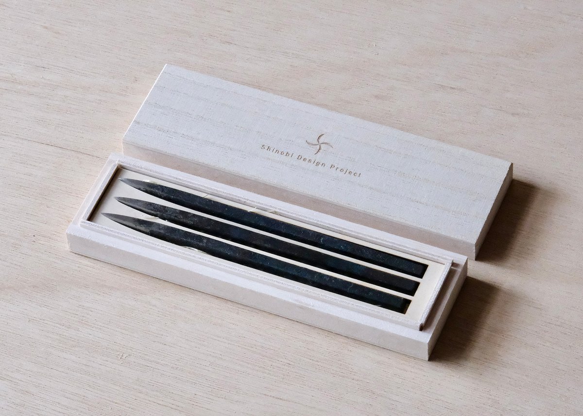 稽古・練習用 鍛造「棒手裏剣 方」（3本セット） | SDP STORE【忍器