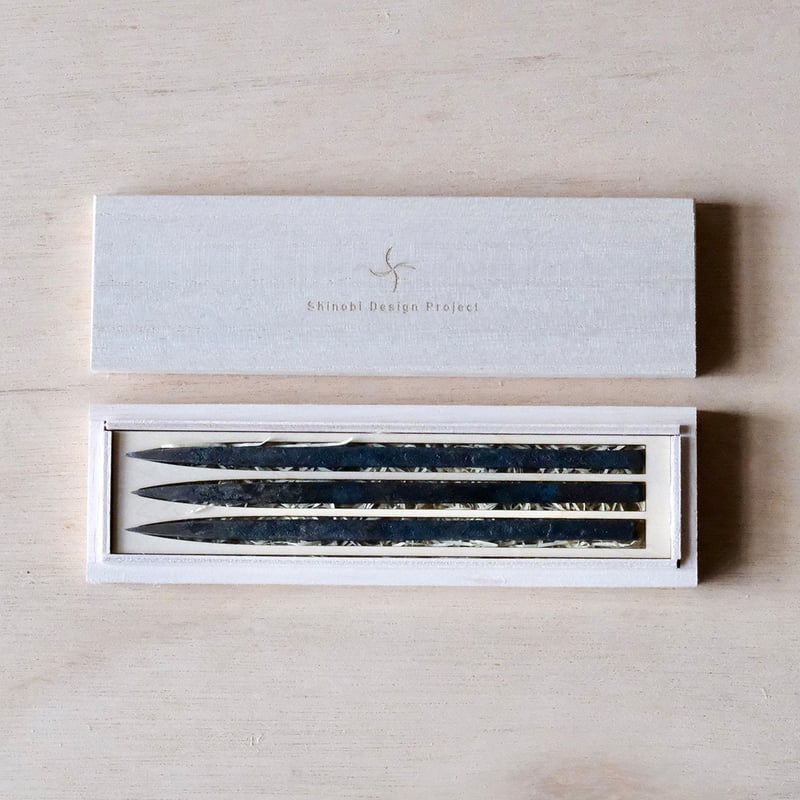 手裏剣本物　棒手裏剣　八角棒手裏剣　忍者　道具　武具　時代物 稽古・練習用 鍛造「棒手裏剣 方」（3本セット） | SDP STORE【忍器