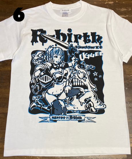 限定 R-birth×KENTOO 2024  Multi print T-shirts