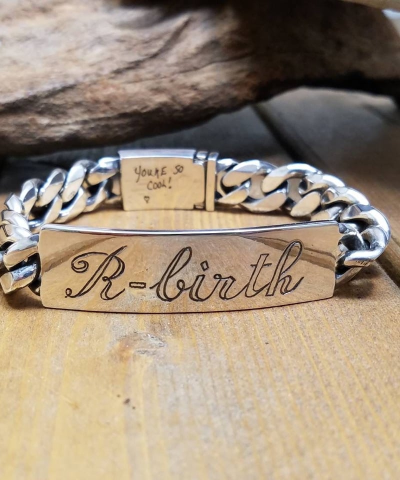 R'' ID Bracelet(オリジナル刻印ver) | R-birth