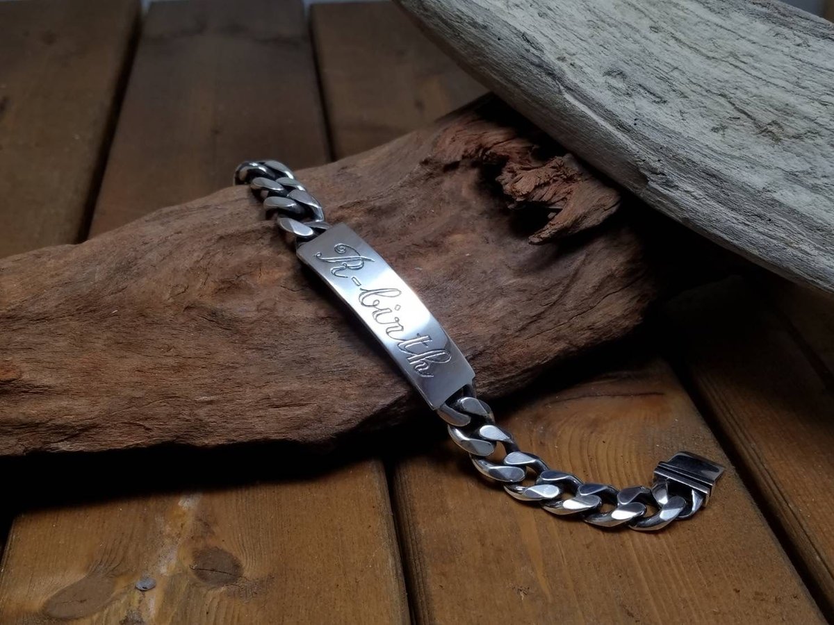 ''R'' ID Bracelet(オリジナル刻印ver) | R-birth