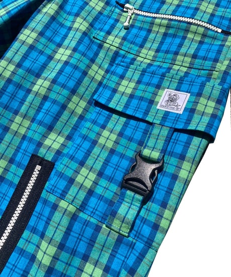 CARTOON WIDE ZIP PANTS