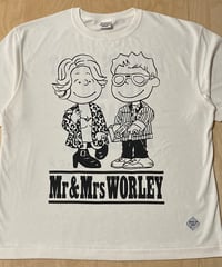 限定 Mr & Mrs Tri-blend Wide T-shirts
