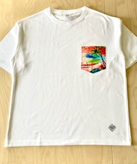 数量限定！ROMANCE HAWAIIAN W-POCKET  WIDE T-SHIRTS / PALM