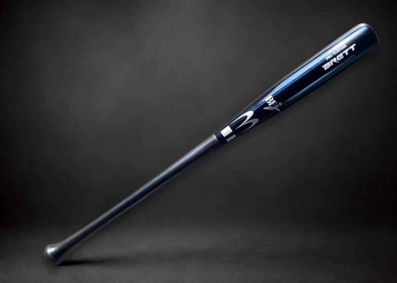 硬式用木製バット BT003型｜トップバランス｜ブラック×ダークブラウン