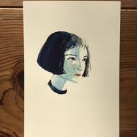 今日のドローイング no 52 （顔彩)