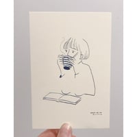 今日のドローイング no 27 ふとコーヒー