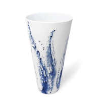 [ Jaune De Chrome - ジョーヌ・ド・クローム ] < Blue Impression - ブルー・アンプレッション > 　Vase - 花器 30cm