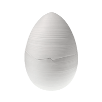 [ J.L Coquet - ジャン・ルイ・コケ ] < Hémisphère - エミスフェール > EGG GM 20 x 14 cm  ホワイトサテン