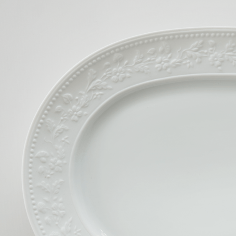 ♥豪華に高級ホテル演出⬛【オリジナルウエーブ長大皿演出セット】♥４種２組計８点 ⬛豪華に高級ホテル風♥【オリジナルウエーブ長大皿演出セット