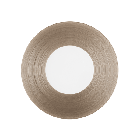 [ J.L Coquet - ジャン・ルイ・コケ ] < Hémisphère - エミスフェール >  デザートプレート 21cm  グレーメタリック