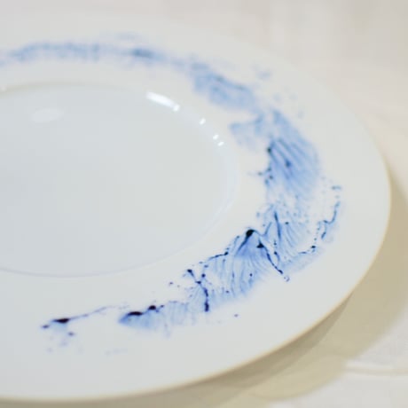 [ Jaune De Chrome - ジョーヌ・ド・クローム ] < Blue Impression - ブルー・アンプレッション > 　プレート　29cm - 15cm