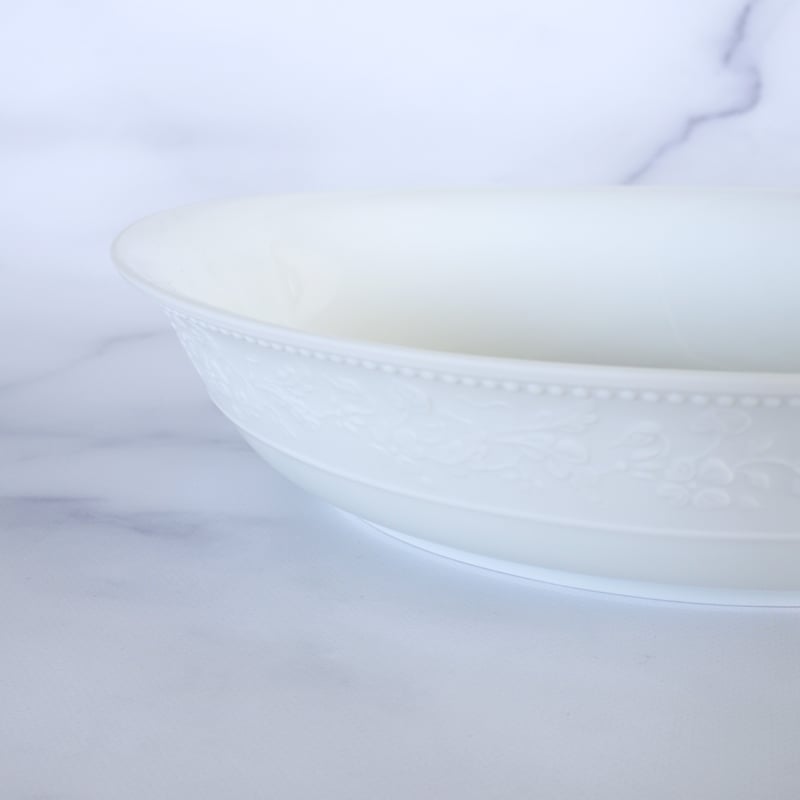 JL Coquet Borne Spirale 皿 ホワイト JL Coquet Borne Spirale 皿