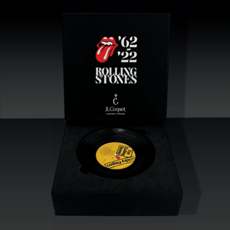 レアrolling stonesローリングストーンズ　直筆　サイン　レコード J.L Coquet - ジャン・ルイ・コケ ] < Rolling Stones - ロ