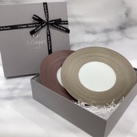 [ J.L Coquet - ジャン・ルイ・コケ ] < Hémisphère - エミスフェール >  ディナープレート 27cm  選べるカラー  2枚ギフトセット