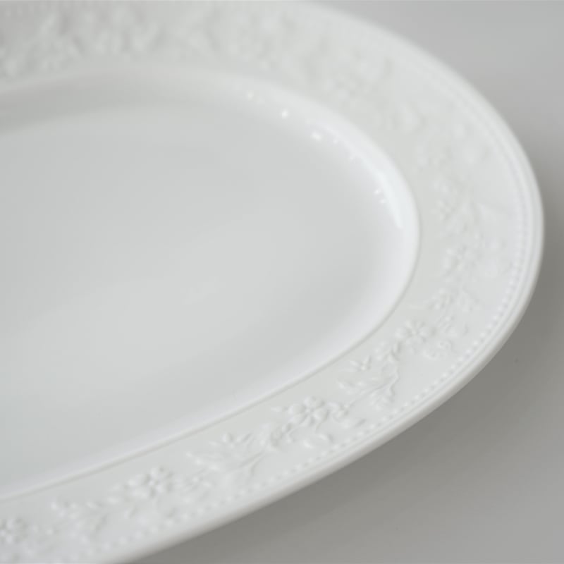 【専用】フランス　南仏　バロック様式　変形オーバルプレート　小麦色　28cm fit=scale-down,w=1200