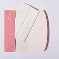 越前和紙抗菌マスクケースセット Mサイズ 【羽二重シルクマスク】〈羽二重・不織布高密度フィルター・4層・シルク100％・日本製・荒井シルク・越前和紙抗菌加工マスクケ－ス・久兵衛〉