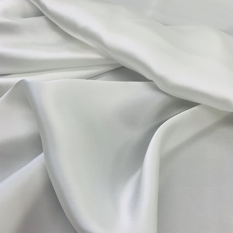 サテンクレープ 16匁【シルク生地】112cm巾×1m シルク100％・日本製  