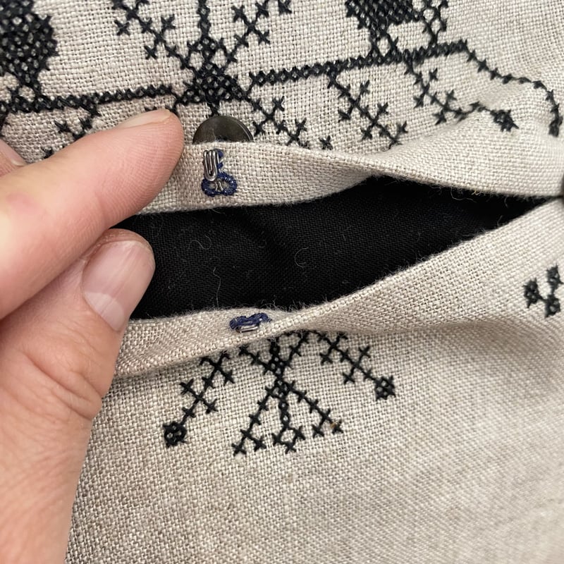 佐藤かれん ダーラドレル織りのクッション ピンク | hisoca