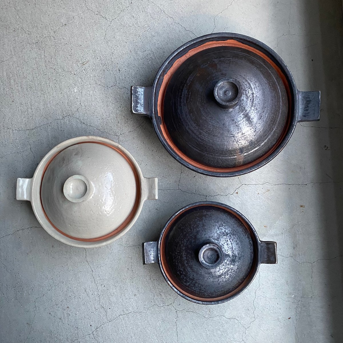 遠藤素子土鍋 M 黒