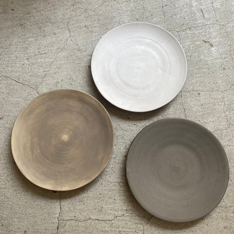 児玉修治　ラウンドプレート　カンヴァス　4枚セット 児玉修治 プレーンプレート カンヴァス | hisoca