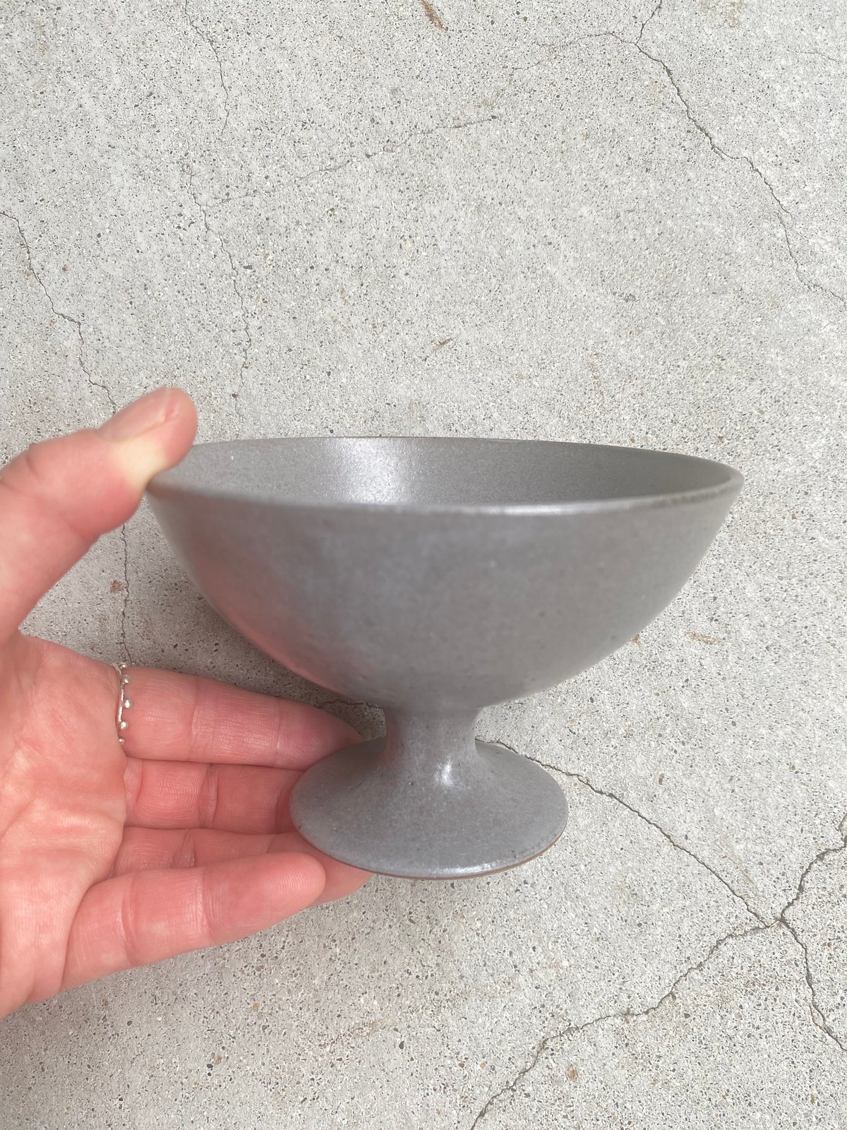 児玉修治 デザートカップ 灰 | hisoca