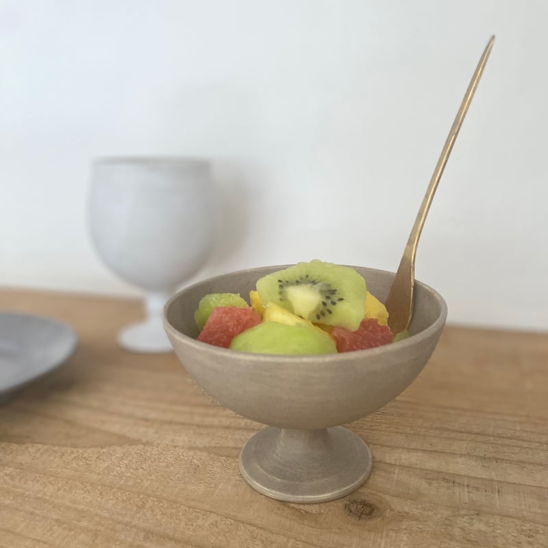 児玉修治 プレート デザートカップ 児玉修治 デザートカップ 灰 | hisoca