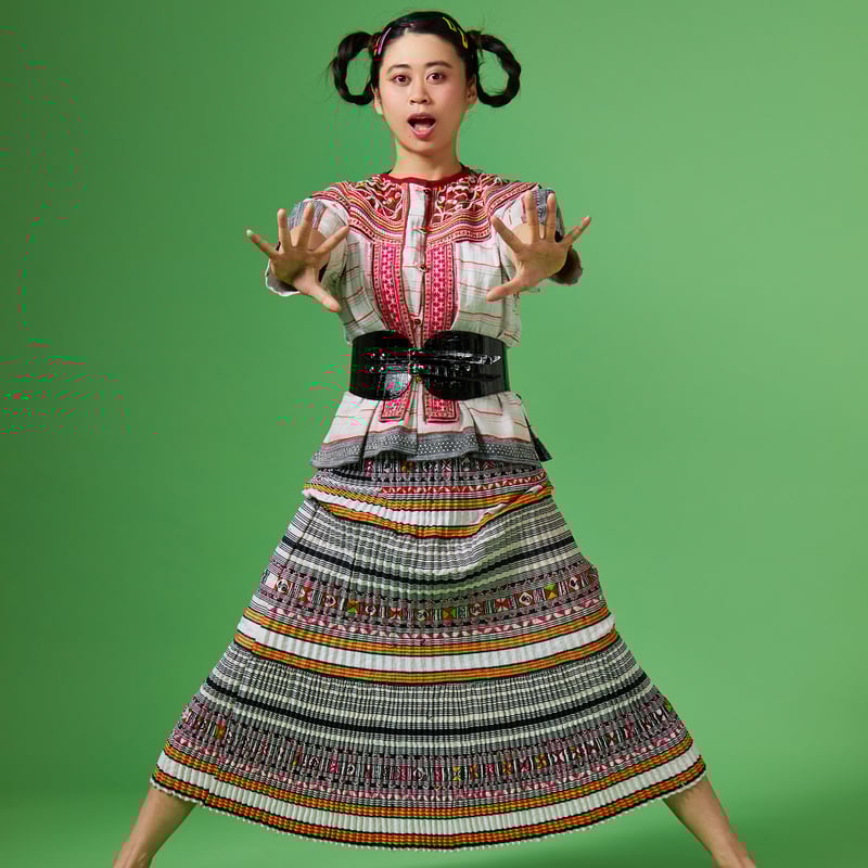 リメイク麻ジャケット(モン族民族衣装布) | アイリ/コウサカ 