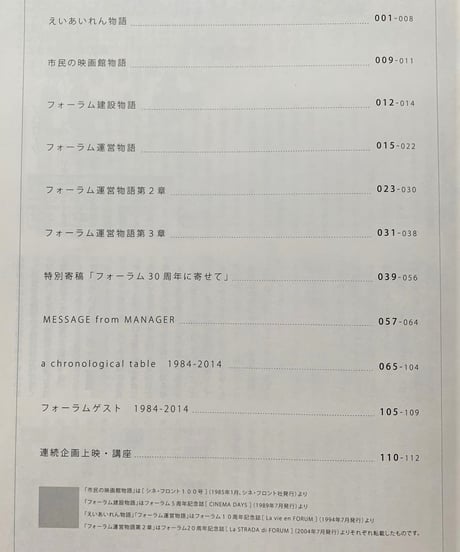 フォーラム30周年記念誌