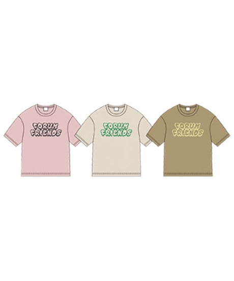 FORUM Friends-T／ダスティピンク