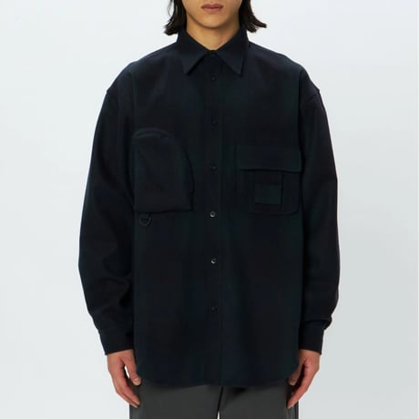 ロングスリーブウールフィールドユーティリティシャツ（メンズ）/ THE NORTH FACE ノースフェイス