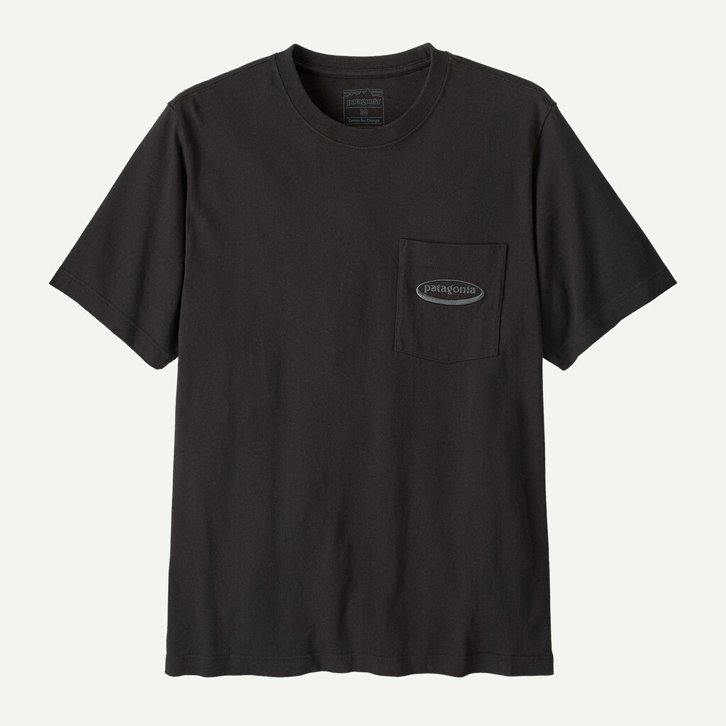 90s Patagonia Tシャツ オーバルロゴ USA製 メンズ・ミッドウェイト・'95 オーバル・ロゴ・ポケット・ティー