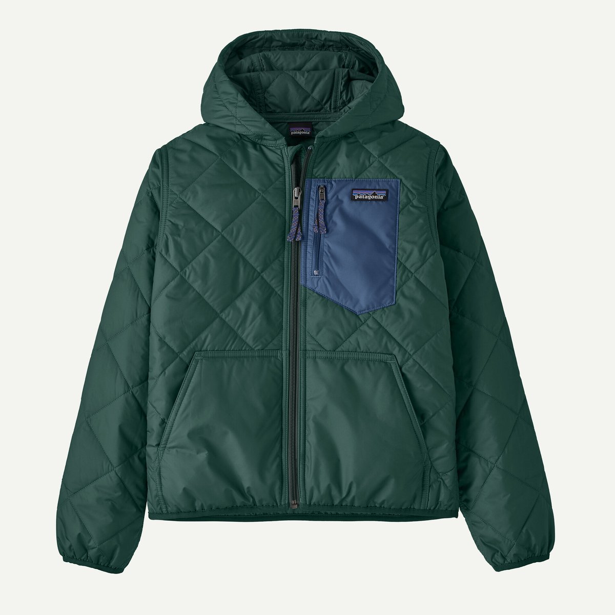 キッズ・ダイアモンド・キルテッド・フーディ / Patagonia パタゴニア