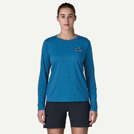 ウィメンズ・ロングスリーブ・キャプリーン・クール・デイリー・シャツ（トレイルチェック）/ patagonia パタゴニア