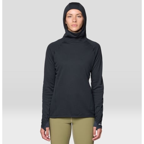 Womens AirMesh™ Long Sleeve Hoody (ウィメンズ エアメッシュフーディ)  / Mountain Hardwear マウンテンハードウェア