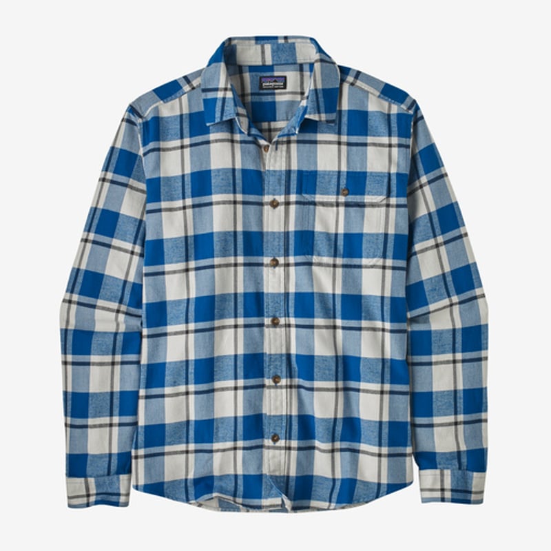 patagonia フーデッドフィヨルドフランネルシャツ M 苦き