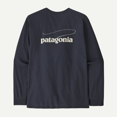 メンズ・ロングスリーブ・キャスティング・ロゴ・レスポンシビリティー / Patagonia パタゴニア