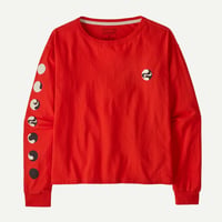 ウィメンズ・ロングスリーブ・アース・フロー・イージーカット・オーガニック・Tシャツ / Patagonia パアゴニア