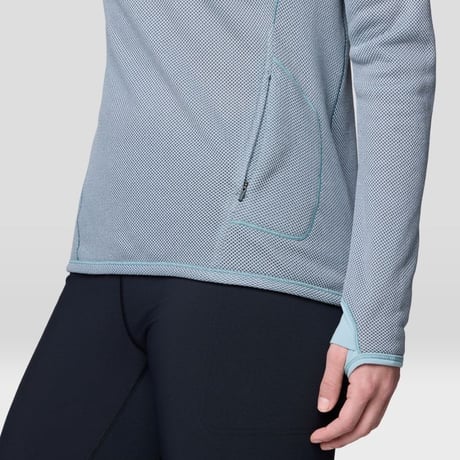 Womens AirMesh™ Long Sleeve Hoody (ウィメンズ エアメッシュフーディ)  / Mountain Hardwear マウンテンハードウェア