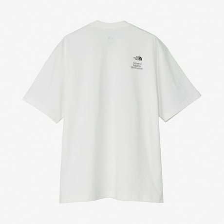 GARタイポグラフィックホワイトショートスリーブティー（ユニセックス）/ ノースフェイス THE NORTH FACE