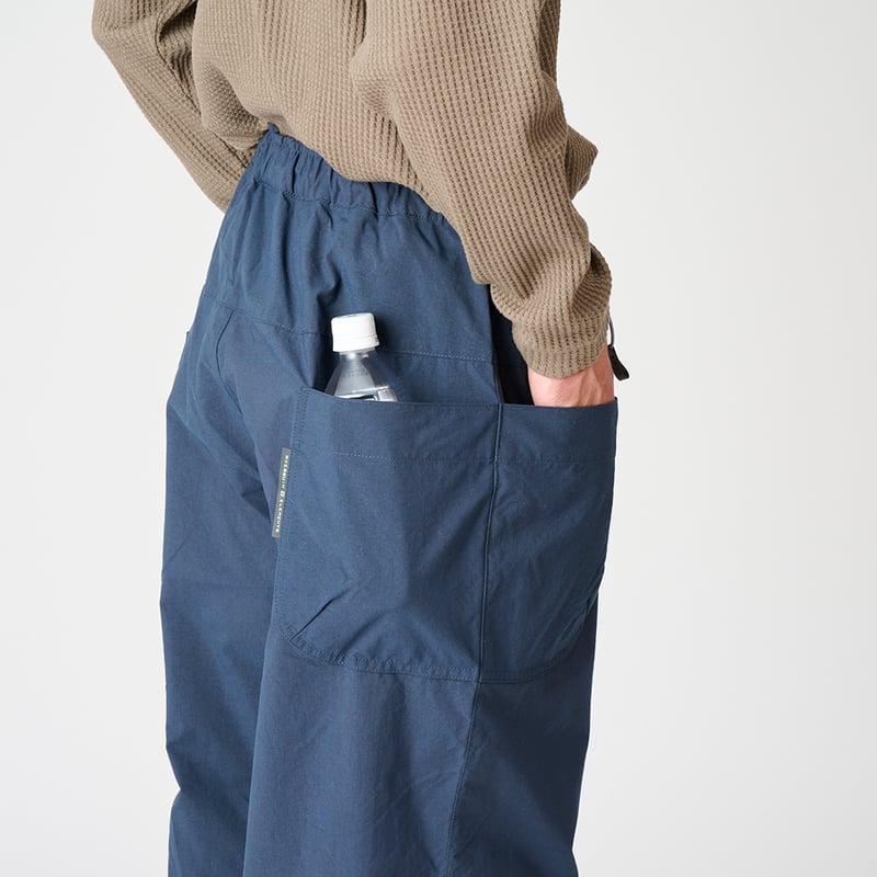 ヴィンテージナイロンのカーブパンツ / AXESQUIN ELEMENTS