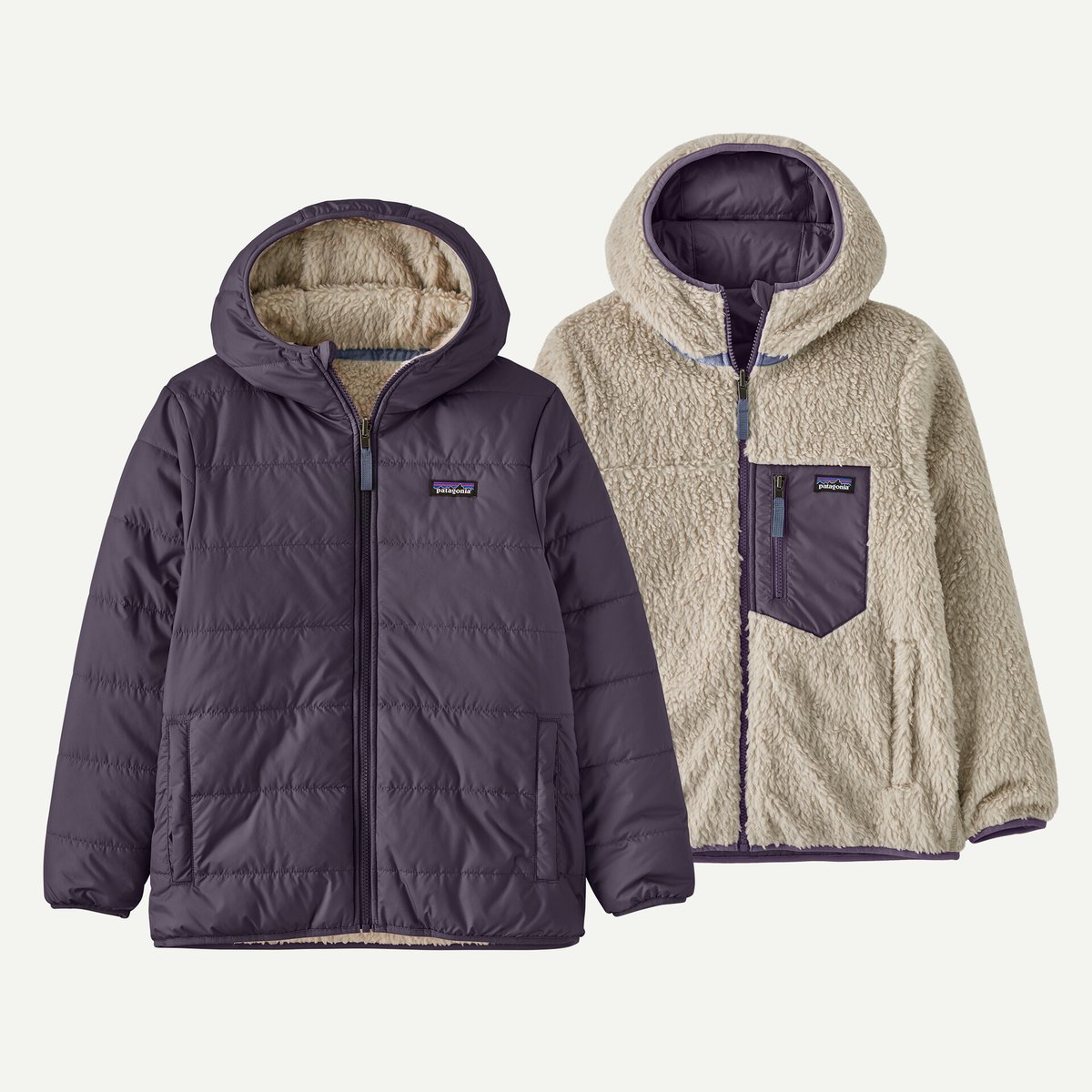 Patagonia キッズリバーシブルフードジャケット　140㎝ キッズ リバーシブルレディフレディフーディ / Patagonia