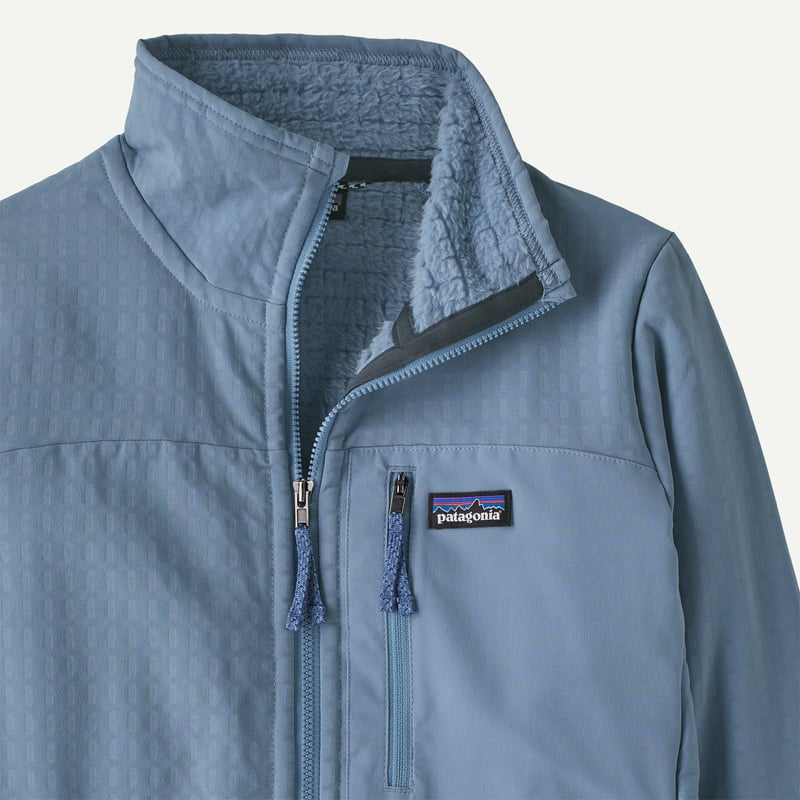 未使用品 パタゴニア タグ付き R2 テックフェイス ジャケット S ブルー キッズ・R2 テックフェイス・ジャケット / Patagonia パタゴニア