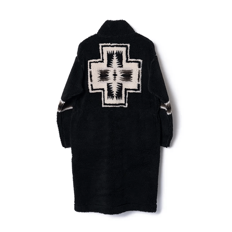 【PENDLETON】青ロングコート PENDLETON】青ロングコート