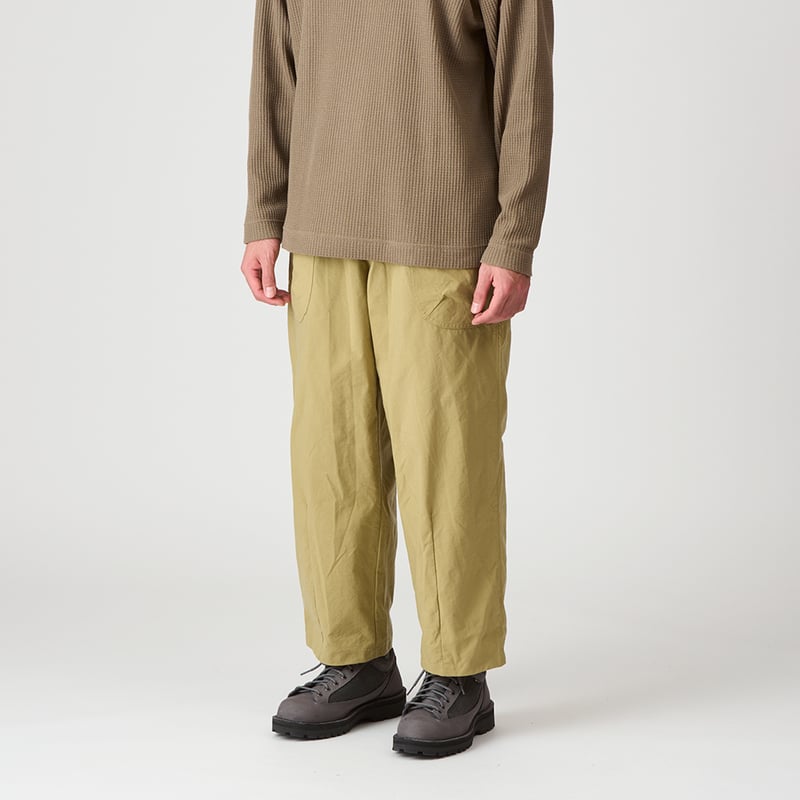 ヴィンテージナイロンのカーブパンツ / AXESQUIN ELEMENTS