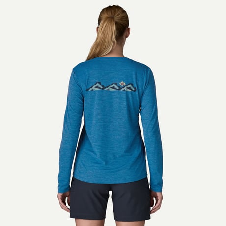 ウィメンズ・ロングスリーブ・キャプリーン・クール・デイリー・シャツ（トレイルチェック）/ patagonia パタゴニア
