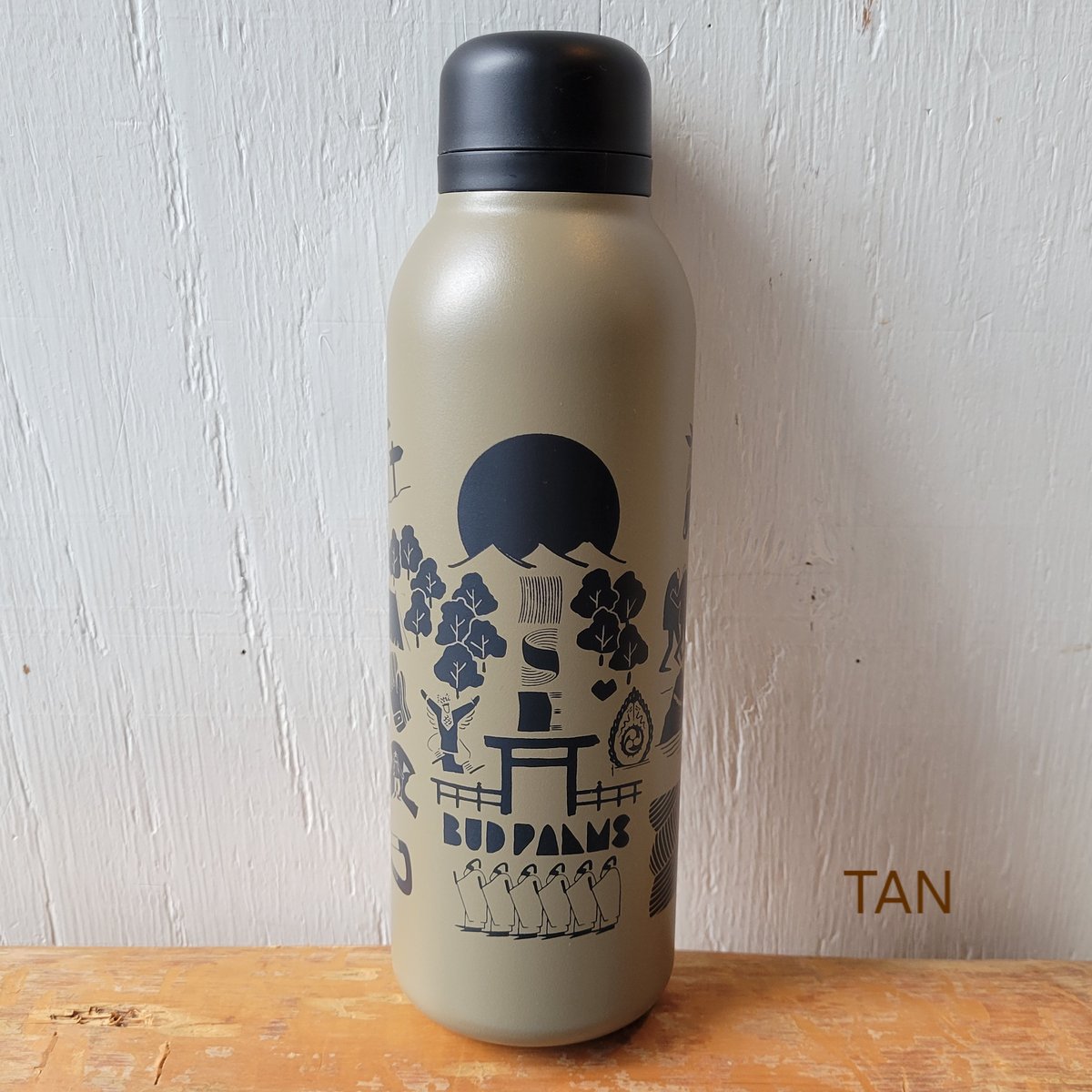 BAUHAUS バウハウス ボトル Bogler Bottle 2 割れあり品 BUDPALMSオリジナル『ISE Bottle』（RIVERS / VACUUM FLASK