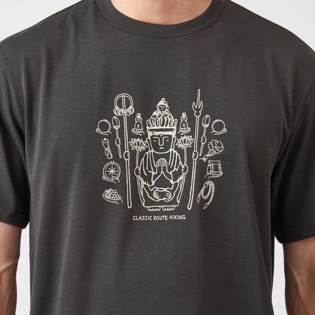 ショートスリーブのＴシャツ -千手観音 / AXESQUIN ELEMENTS アクシーズクインエレメンツ