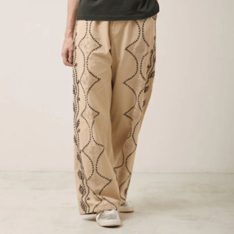 Cotton Linen Aari Embroidery Pants（ウィメンズ）/ Sara mallika
