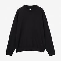 ロングスリーブリップルニットクルー（ユニセックス）/ ノースフェイス　THE NORTH FACE